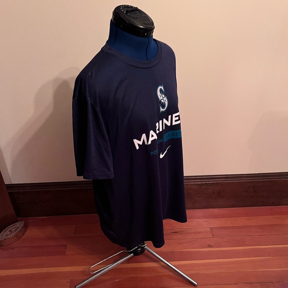 Nike Navy Mariners Performance Tee - image 3